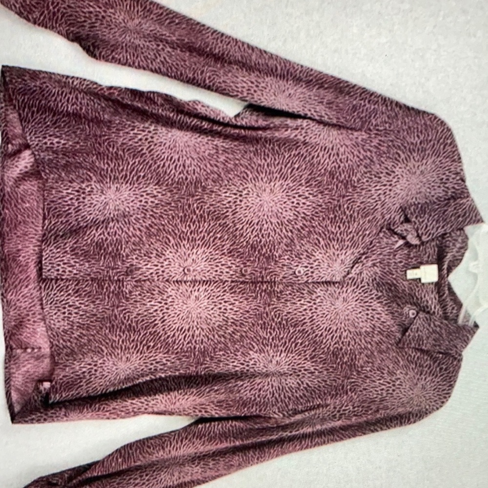 Anne Klein blouse women’s size 16 floral career office top